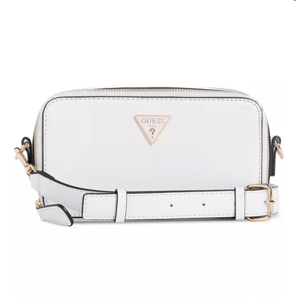 EUC Guess White Minimalist Crossbody Bag